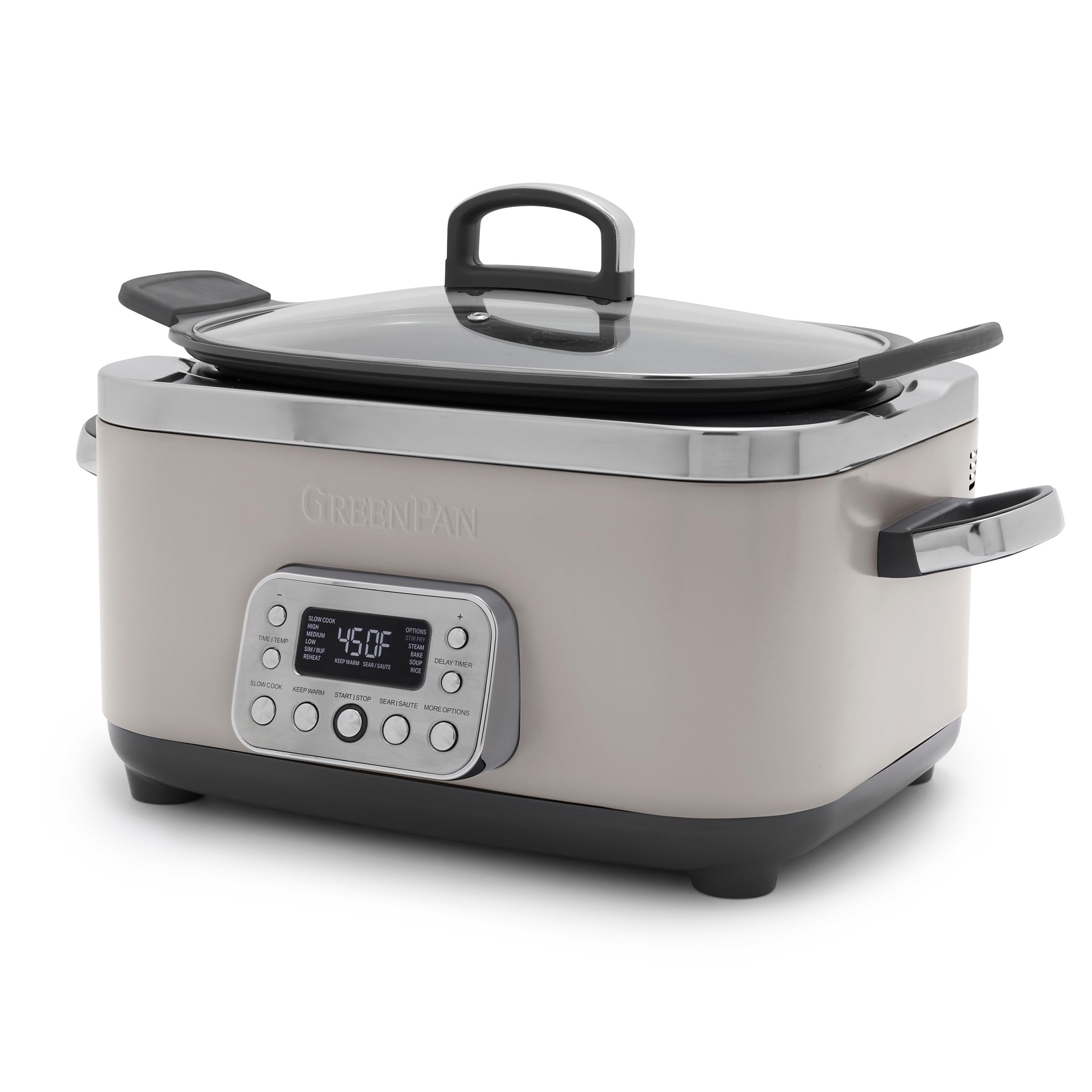 14 in 1 Nonstick 6QT Electric Slow Cooker and Ceramic Multi Cooker