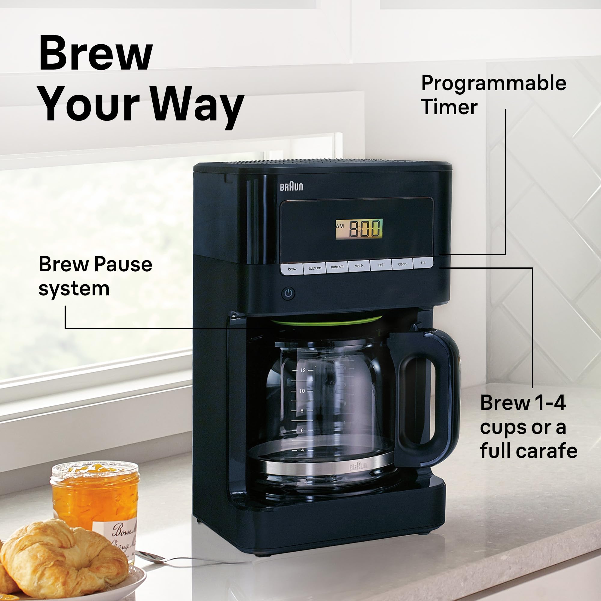 12 Cup Automatic Drip Coffee Maker