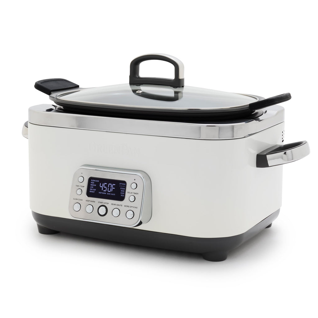 14 in 1 Nonstick 6QT Electric Slow Cooker and Ceramic Multi Cooker