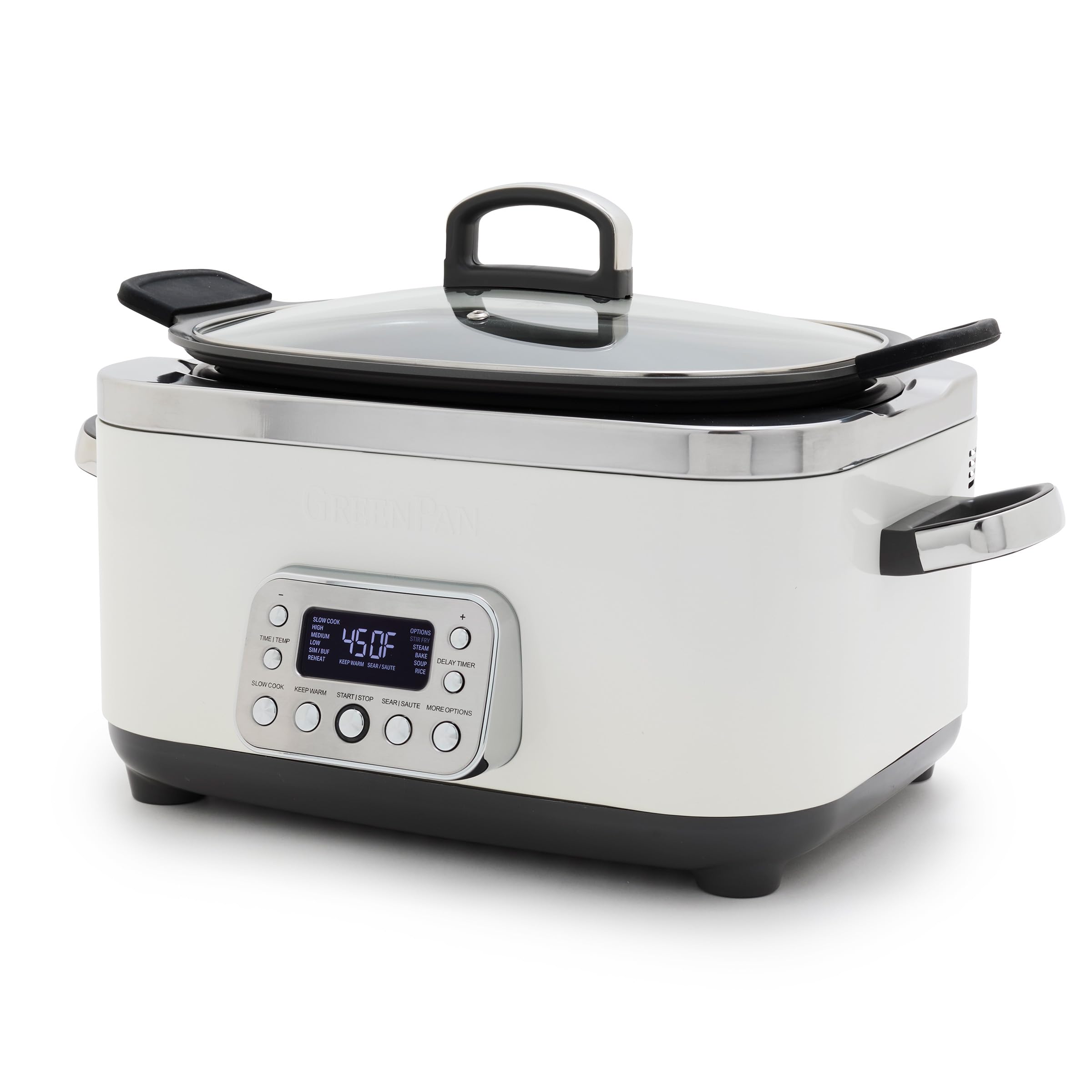 14 in 1 Nonstick 6QT Electric Slow Cooker and Ceramic Multi Cooker