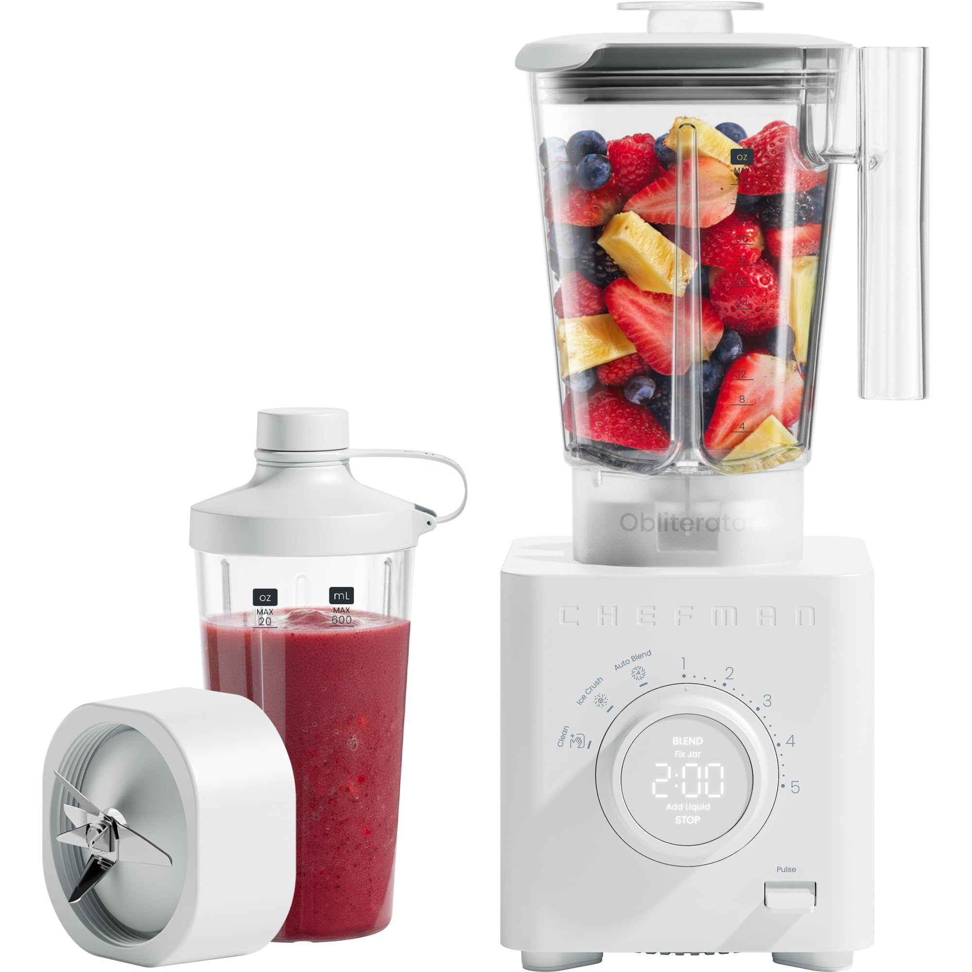 Watt Food Blender Combo with Safe Plastic Pitcher