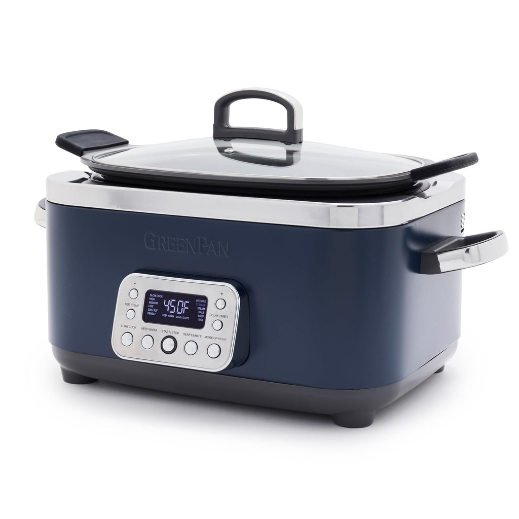 14 in 1 Nonstick 6QT Electric Slow Cooker and Ceramic Multi Cooker