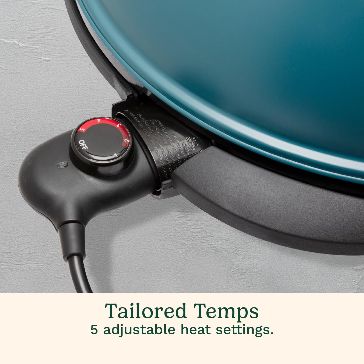 Two in One Portable Indoor Outdoor Electric Grill with Nonstick Surface