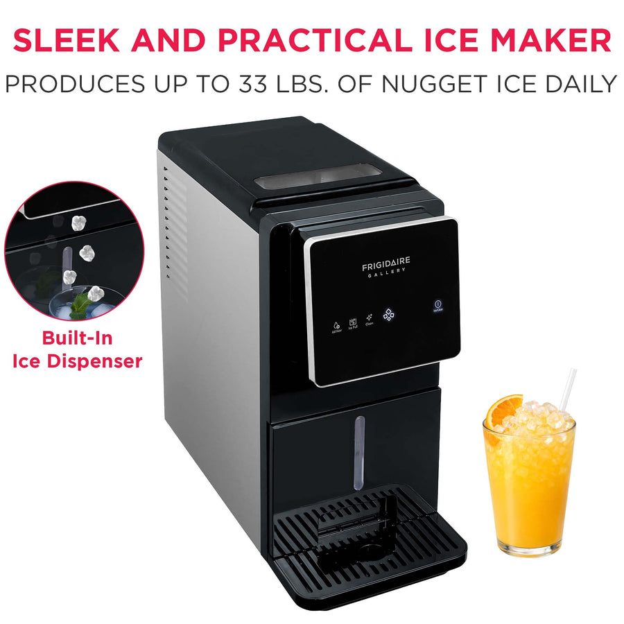 Countertop Touchscreen Chewable Nugget Ice Maker