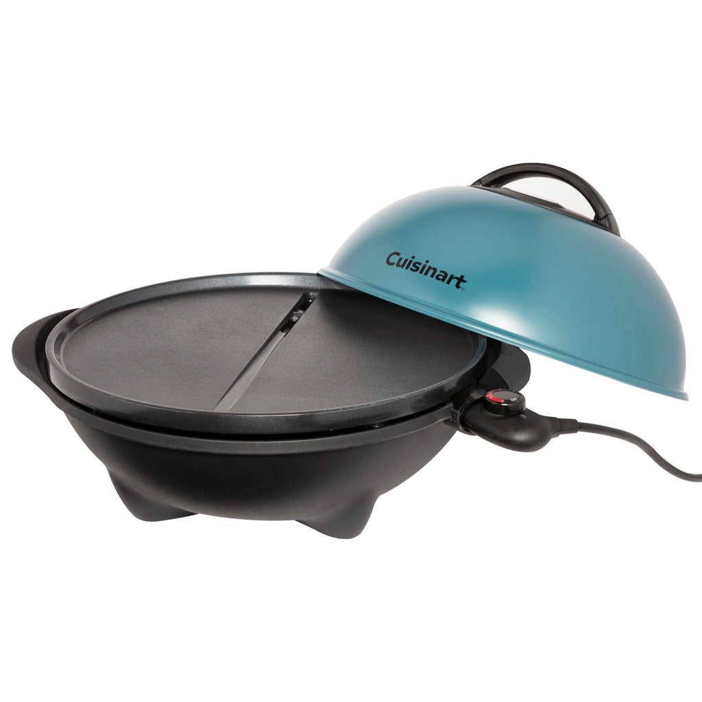 Two in One Portable Indoor Outdoor Electric Grill with Nonstick Surface
