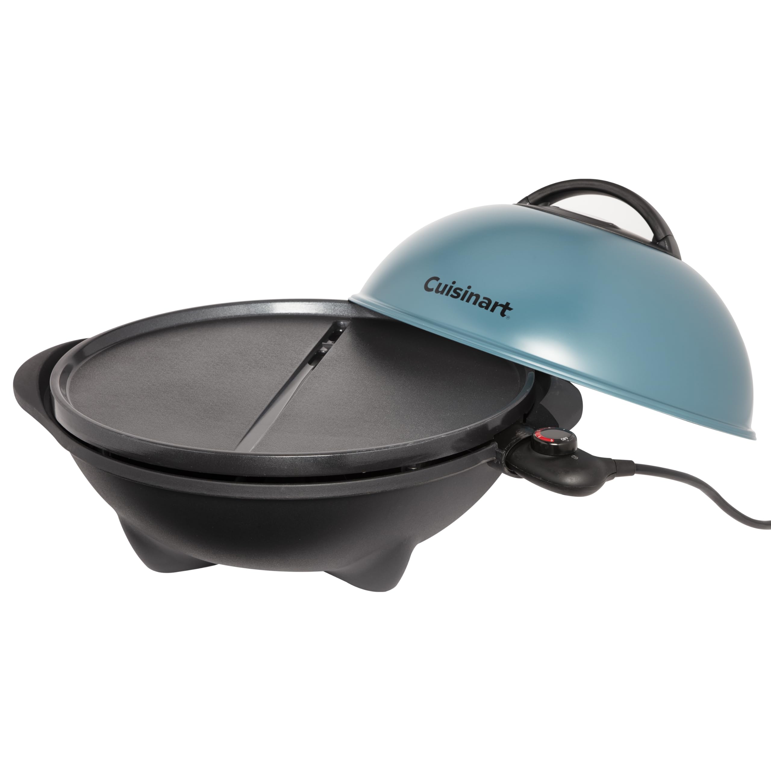 Two in One Portable Indoor Outdoor Electric Grill with Nonstick Surface