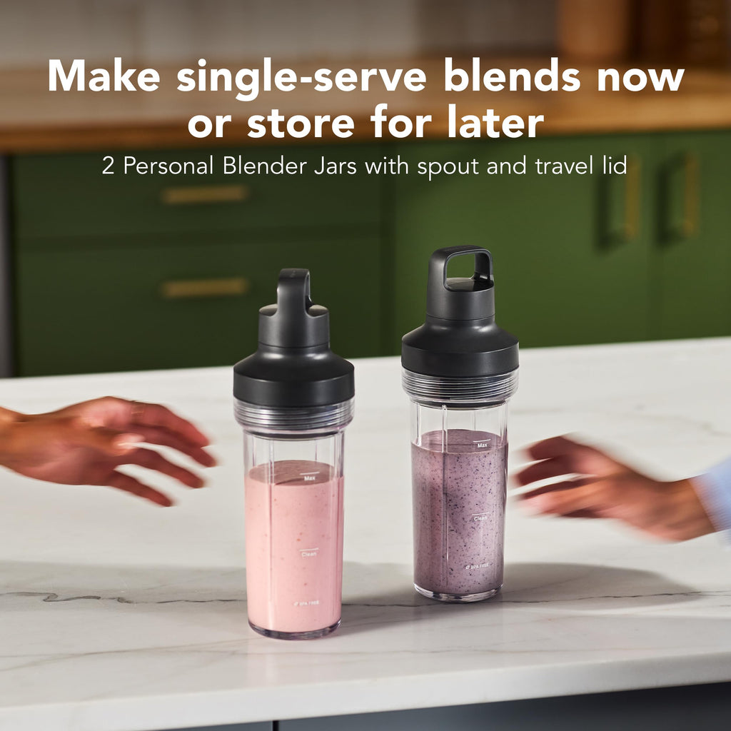 Pure Power Blender with Two Personal Blending Jars