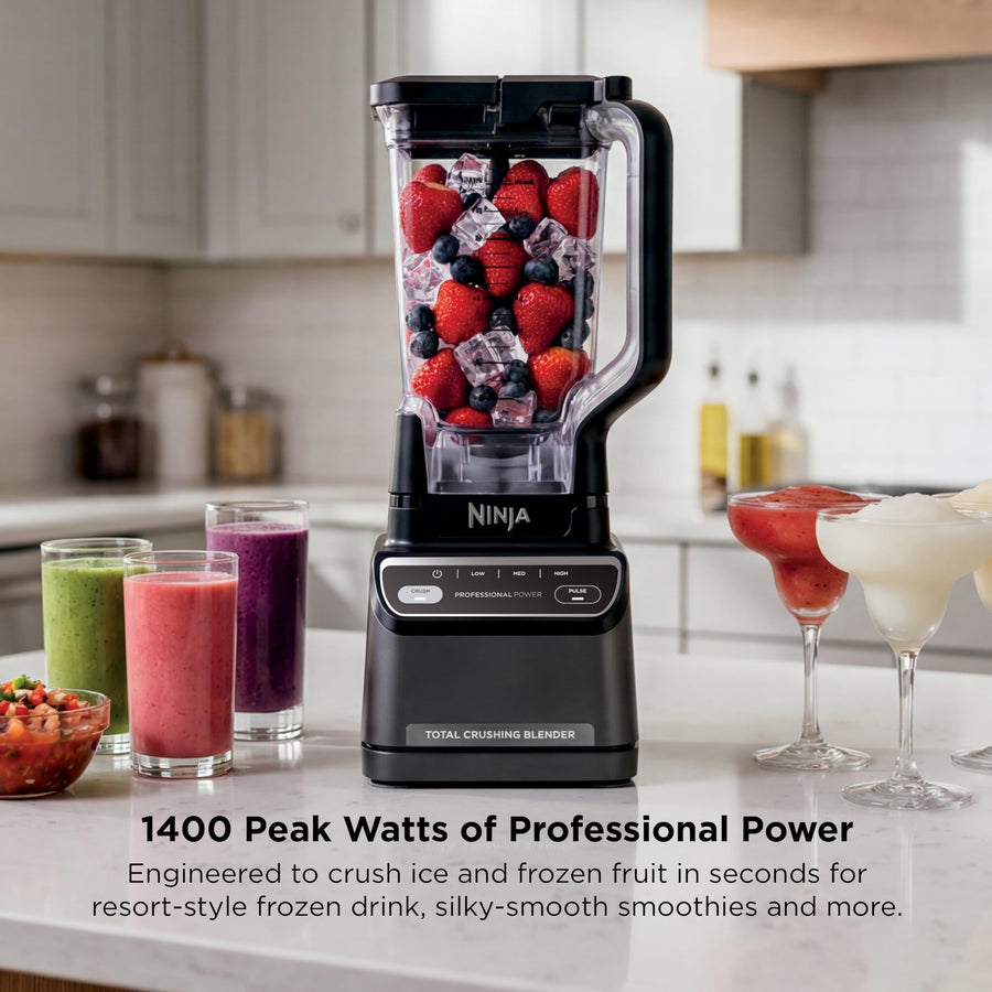 1200 Watt Professional Blender with 72 Ounce Pitcher and Ice Crushing