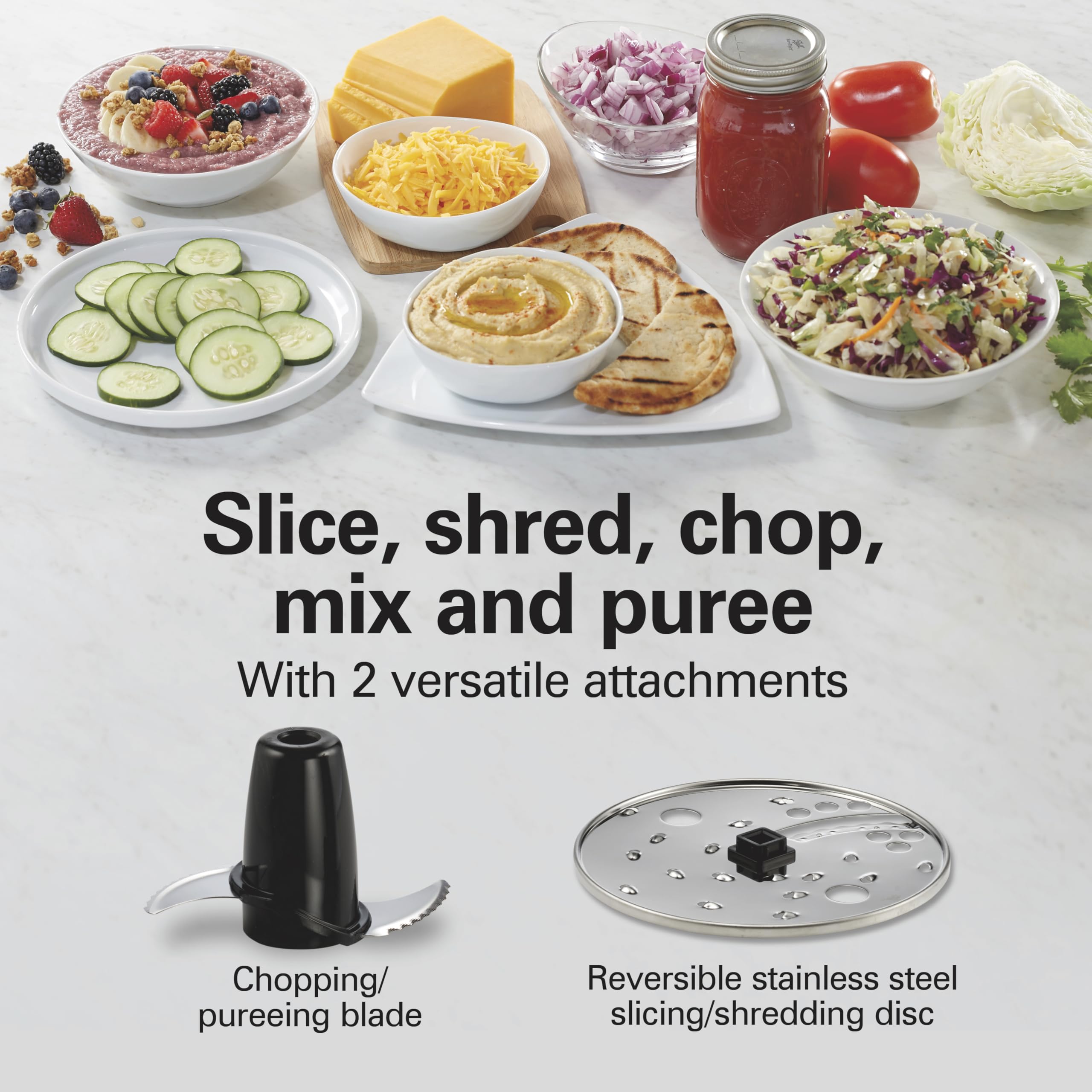 Food Processor and Vegetable Chopper for Slicing