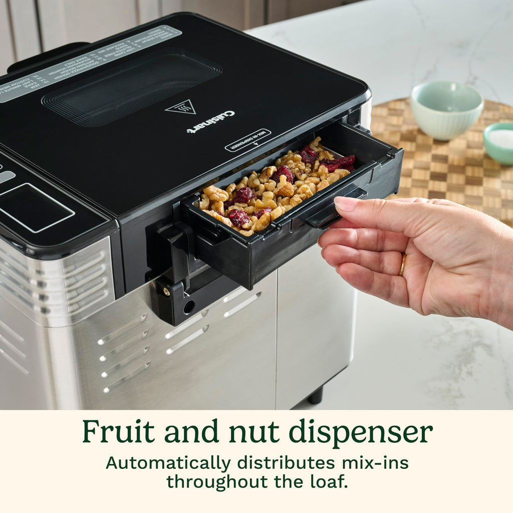 Convection Bread Maker with 16 Programs and 3 Loaf Sizes up to 2 Pounds