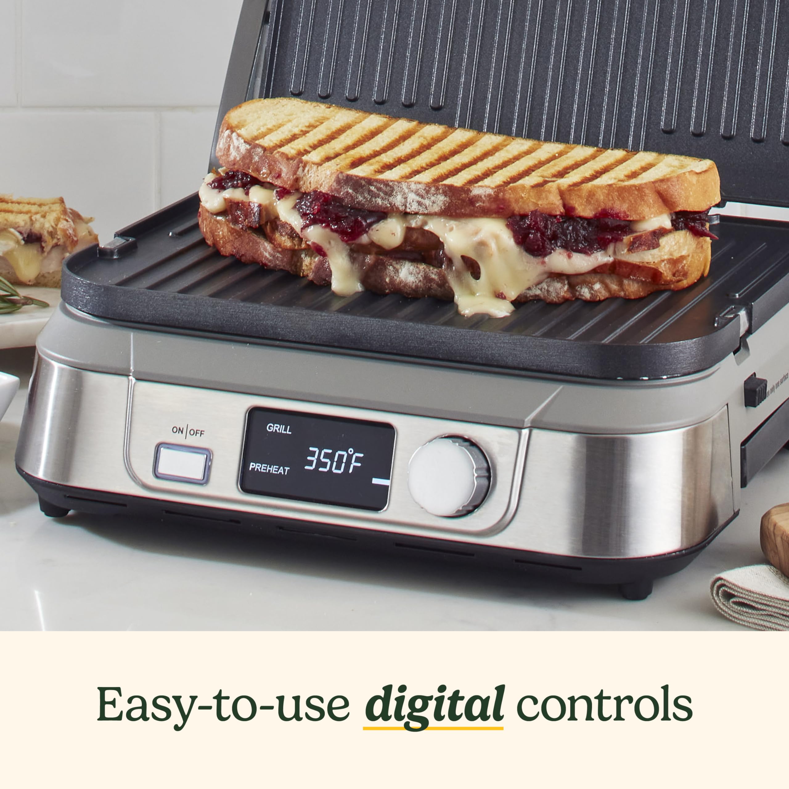 Digital Griddle and Grill Sandwich Makers