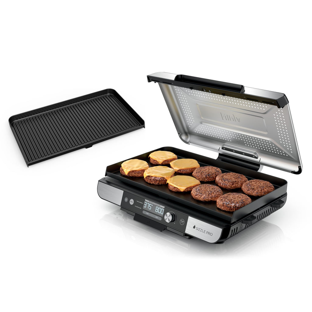 14 Inch Electric Griddle and Indoor Grill with Nonstick Cooking Surface