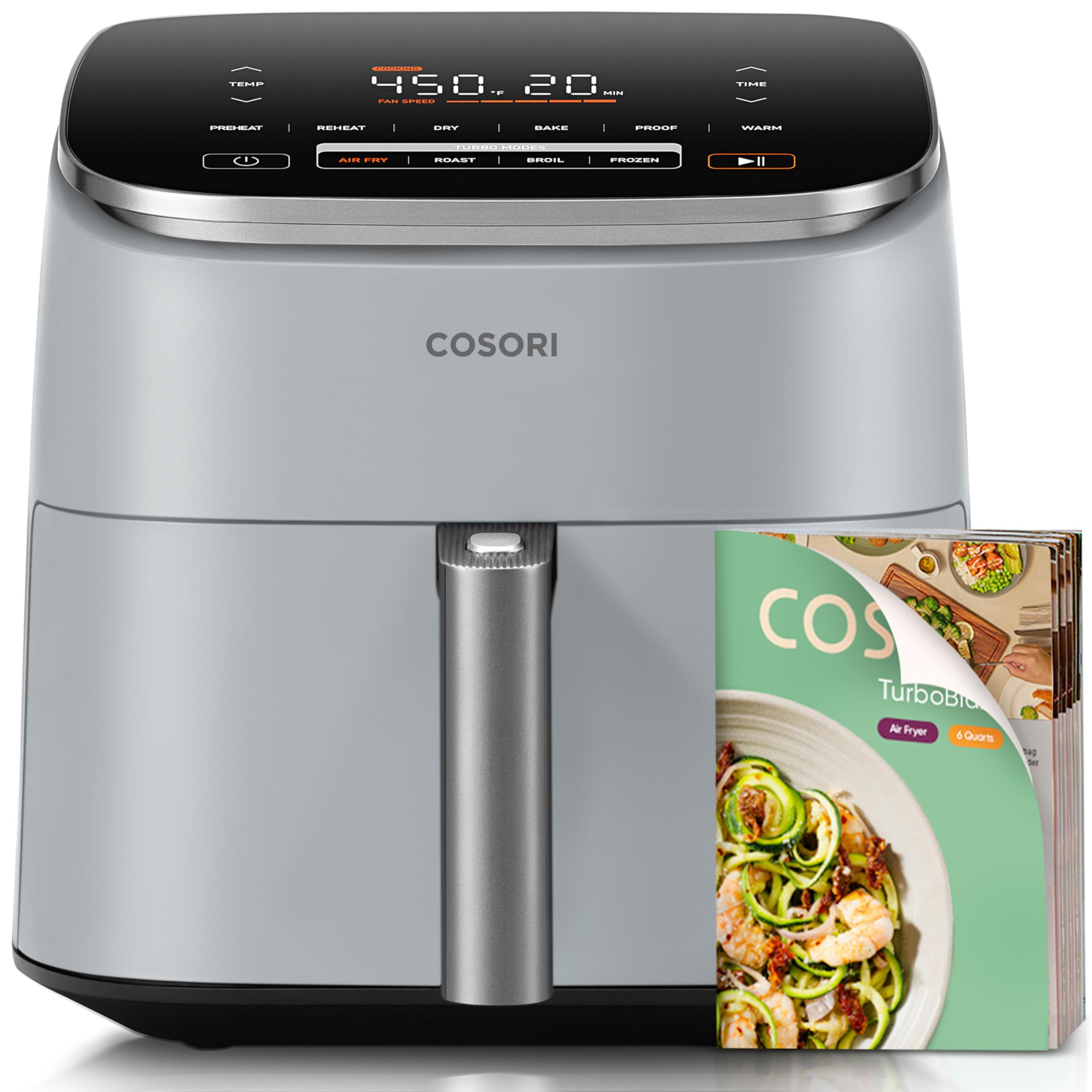 Basket Air Fryer with Eight Cooking Functions