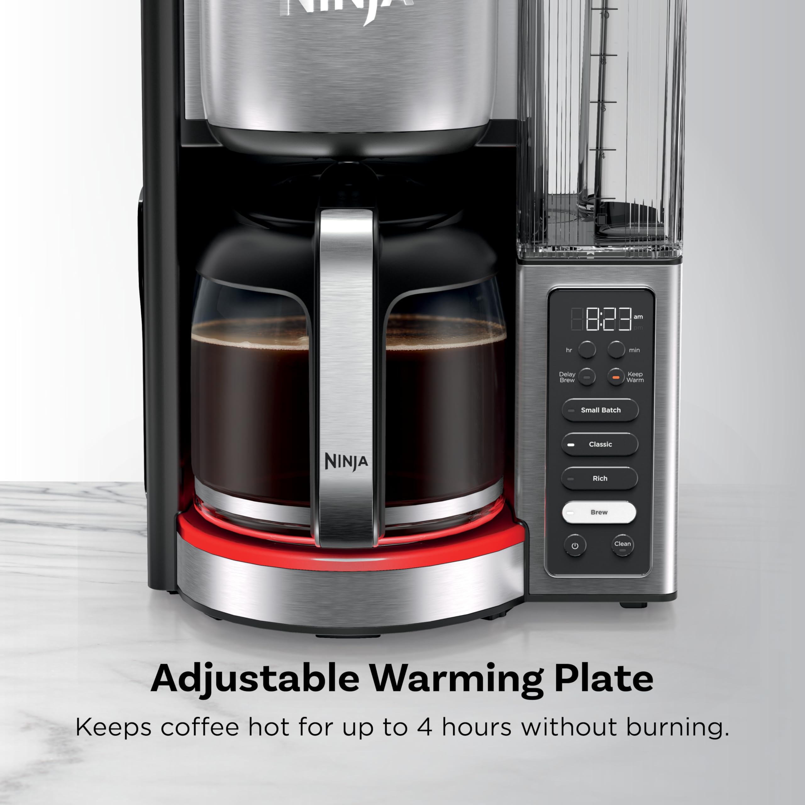 14 Cup Programmable Drip Coffee Maker with Glass Carafe and Water Reservoir