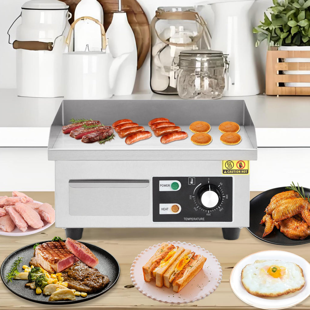 29 Inch 3000W Commercial Stainless Steel Electric Flat Top Griddle