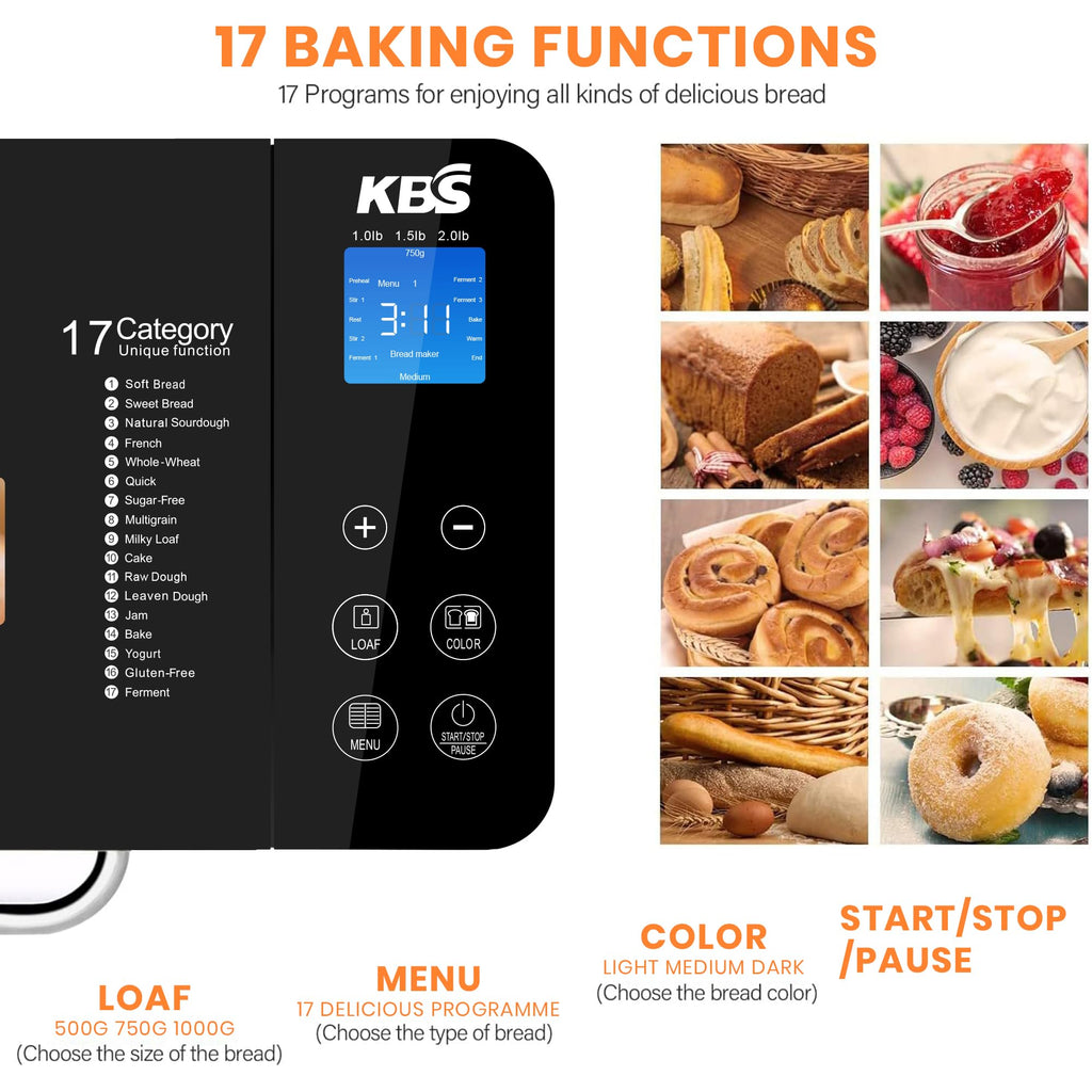 710W 2 Pound Bread Maker
