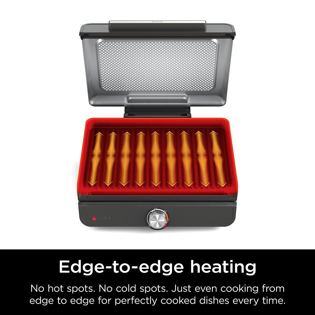14 Inch Electric Griddle and Indoor Grill with Nonstick Cooking Surface