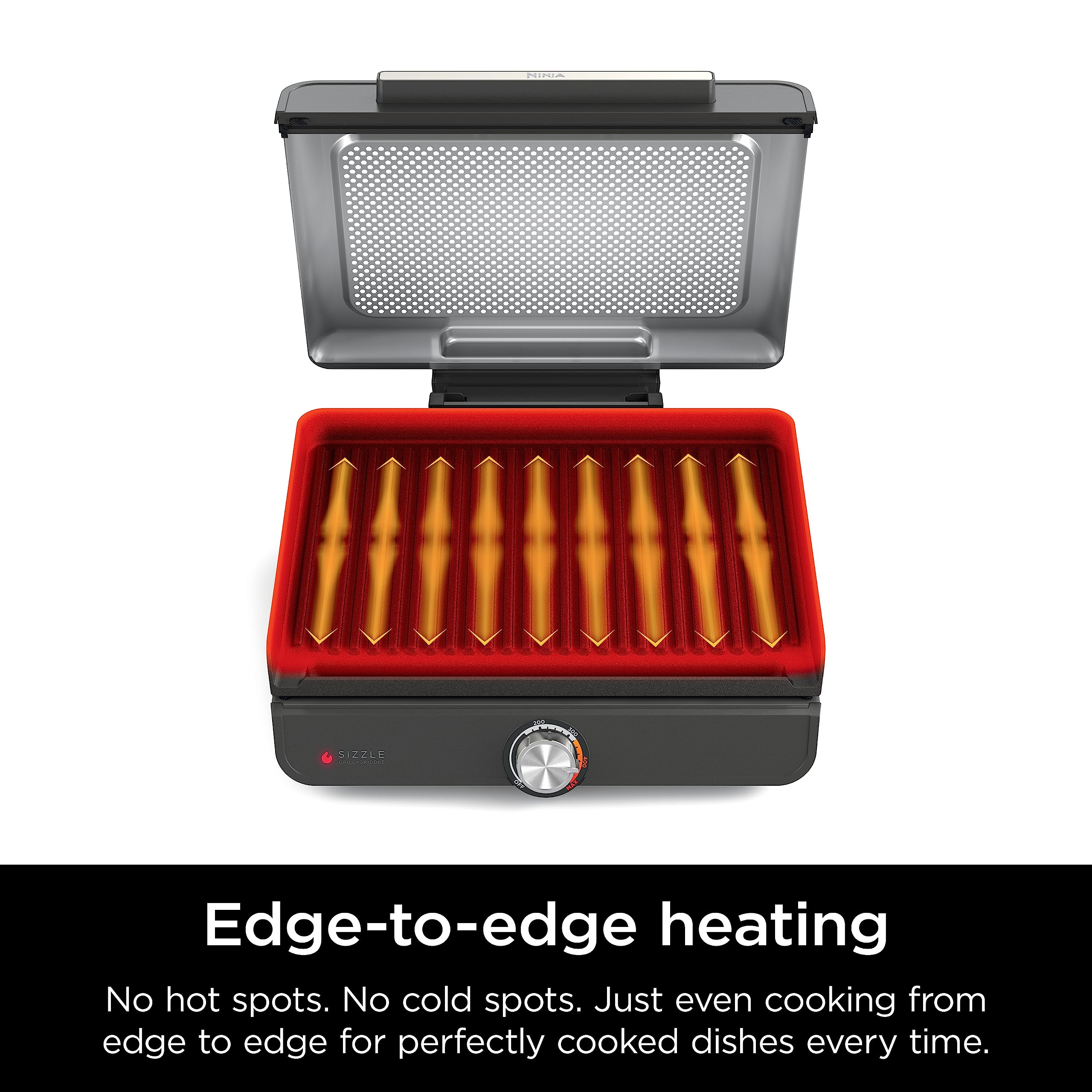 14 Inch Electric Griddle and Indoor Grill with Nonstick Cooking Surface