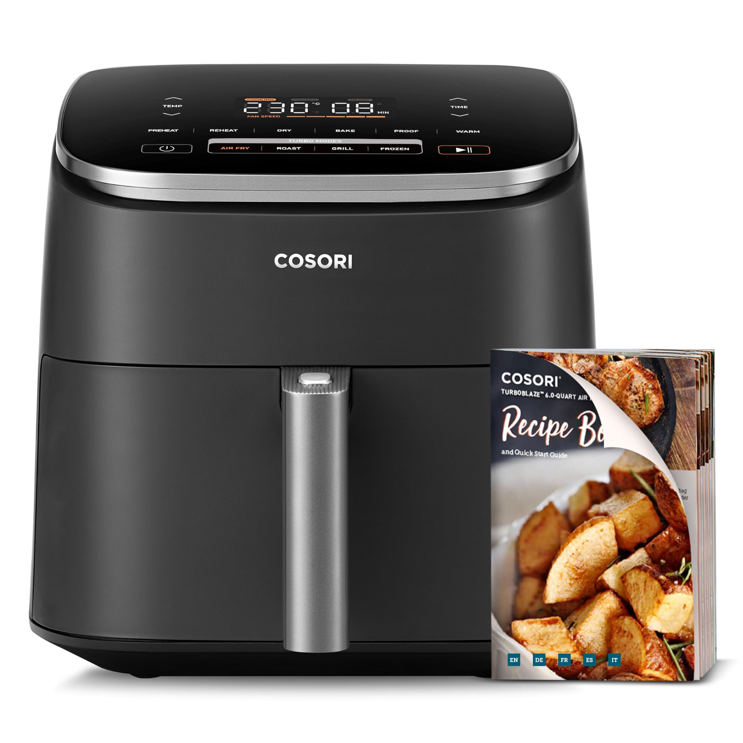 Basket Air Fryer with Eight Cooking Functions