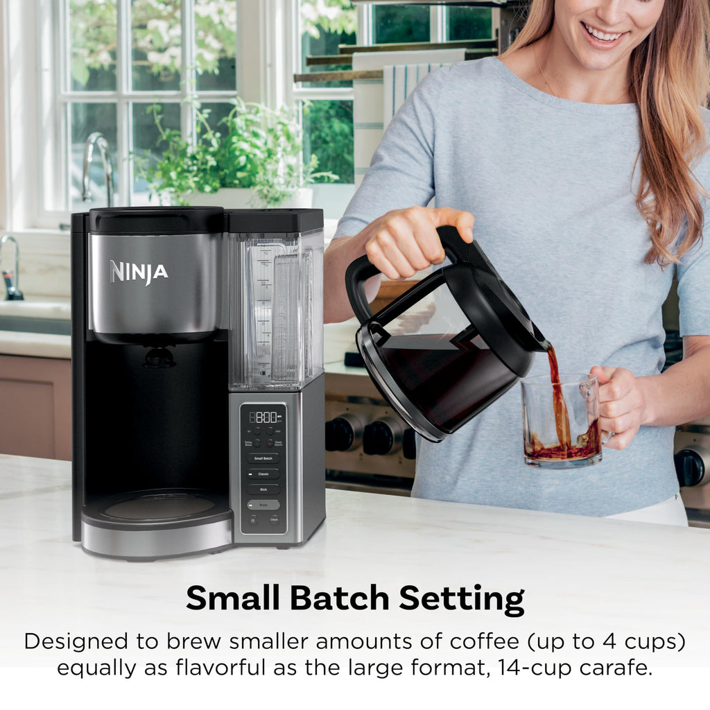 14 Cup Programmable Drip Coffee Maker with Glass Carafe and Water Reservoir