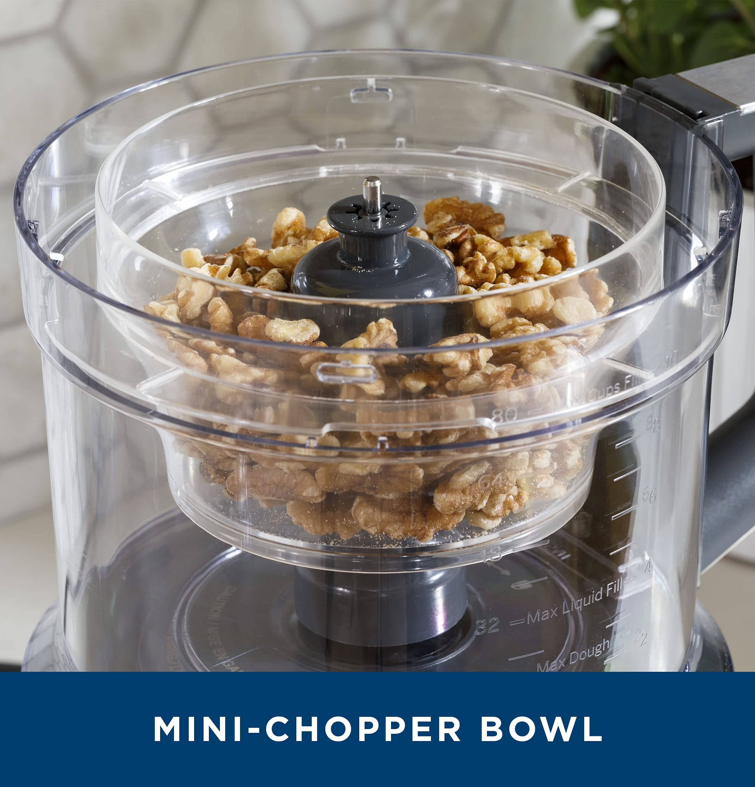 12 Cup Food Processor for Shredding Mincing Dicing and Dough Kneading