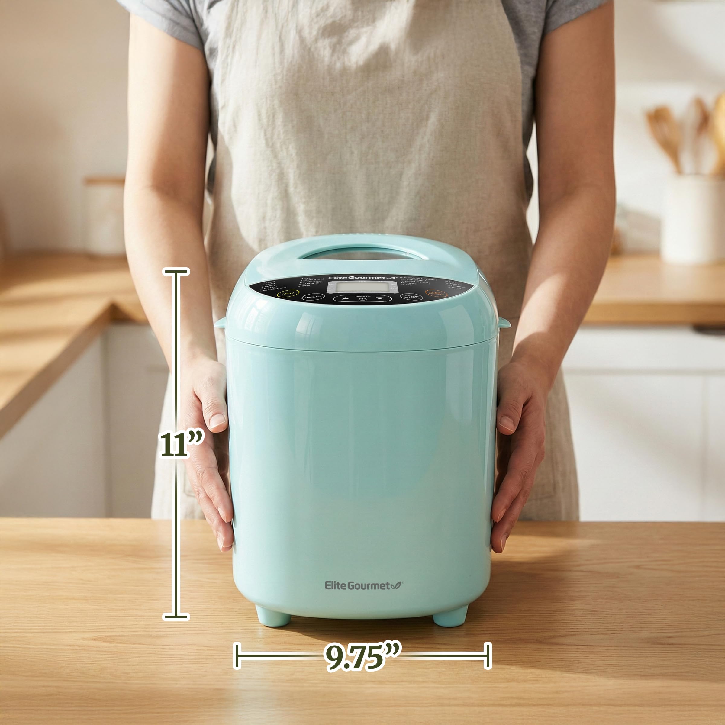 Programmable Bread Maker with 19 Programs and 3 Loaf Sizes
