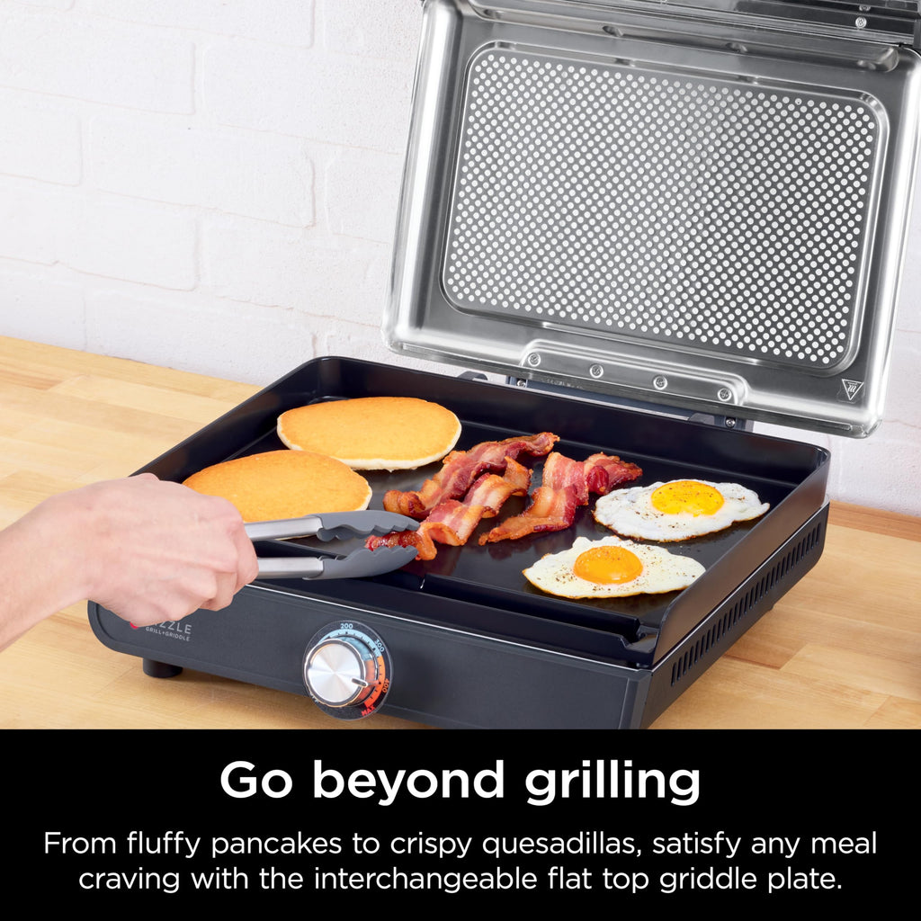 14 Inch Electric Griddle and Indoor Grill with Nonstick Cooking Surface