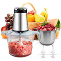 800W 12 Cup Food Chopper with LED Timer and Six Tiered Blades