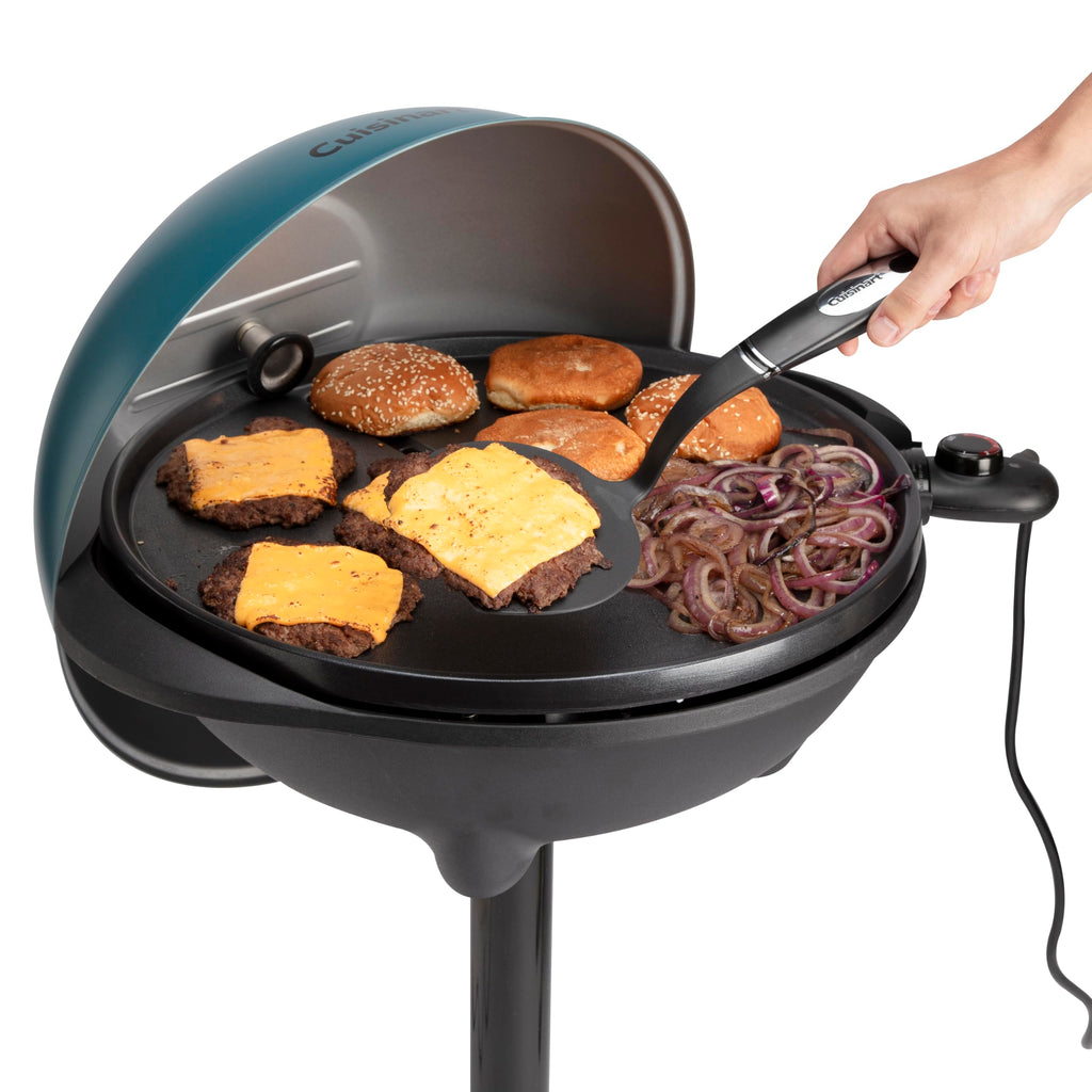 Two in One Portable Indoor Outdoor Electric Grill with Nonstick Surface