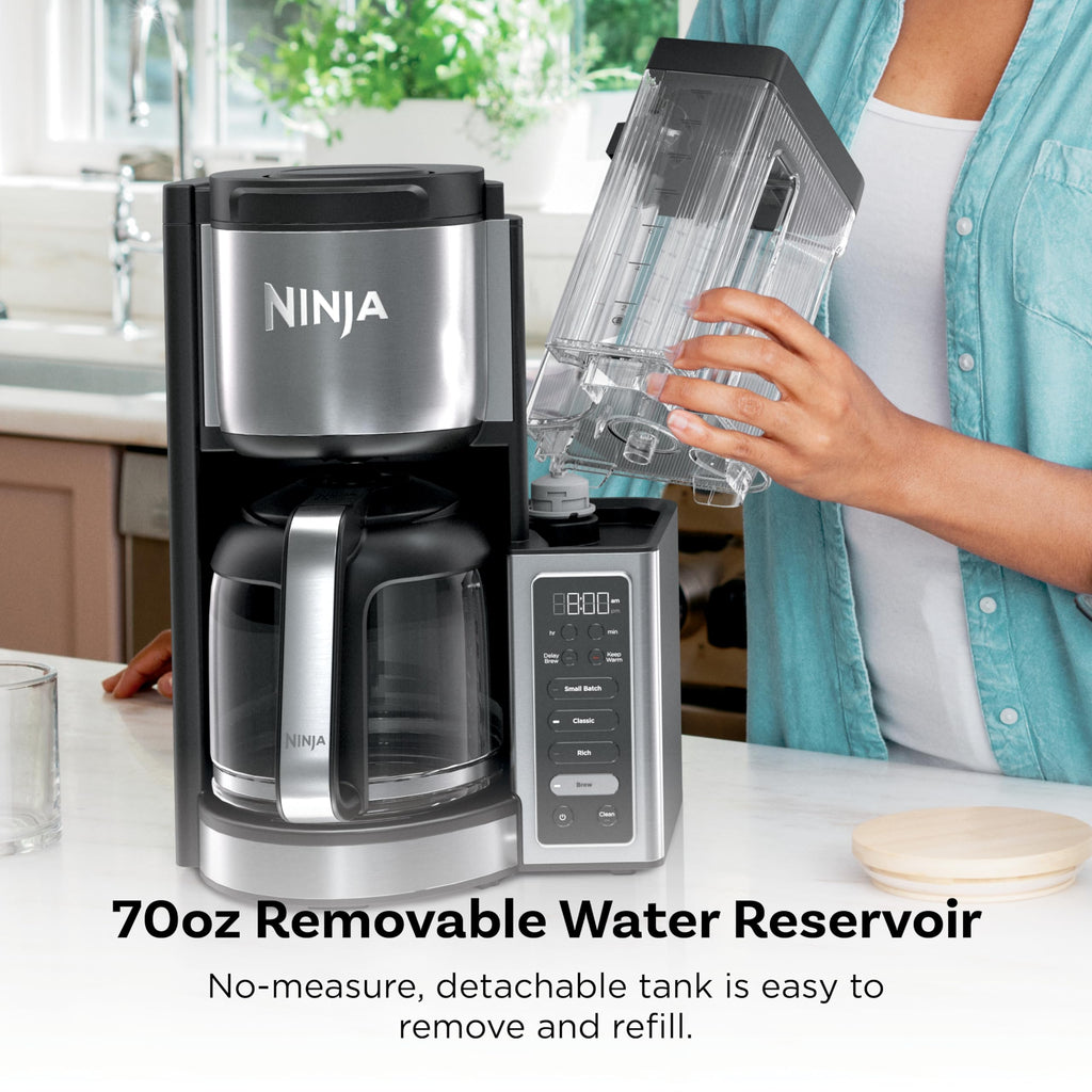 14 Cup Programmable Drip Coffee Maker with Glass Carafe and Water Reservoir