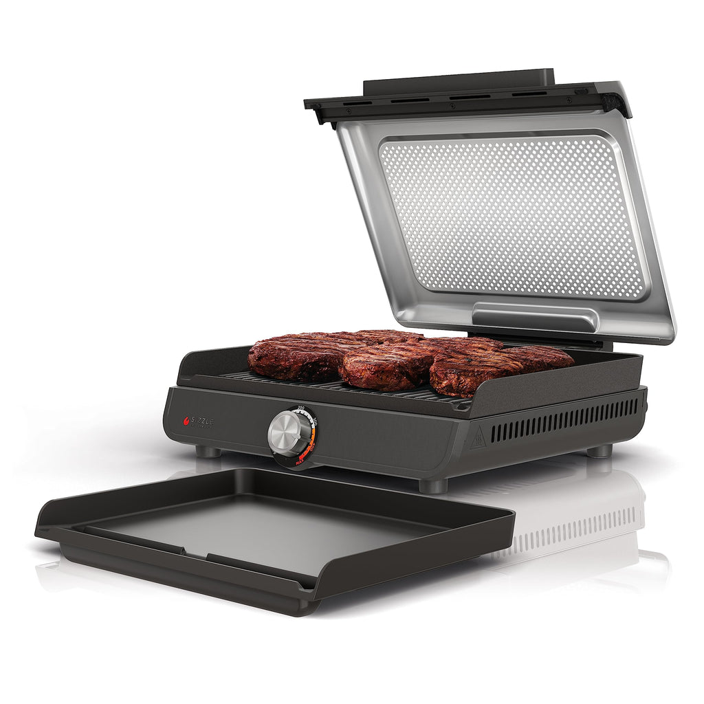 14 Inch Electric Griddle and Indoor Grill with Nonstick Cooking Surface