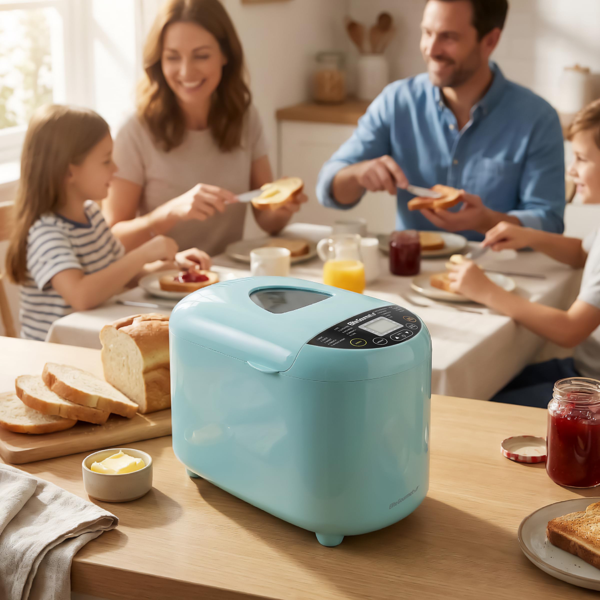 Programmable Bread Maker with 19 Programs and 3 Loaf Sizes