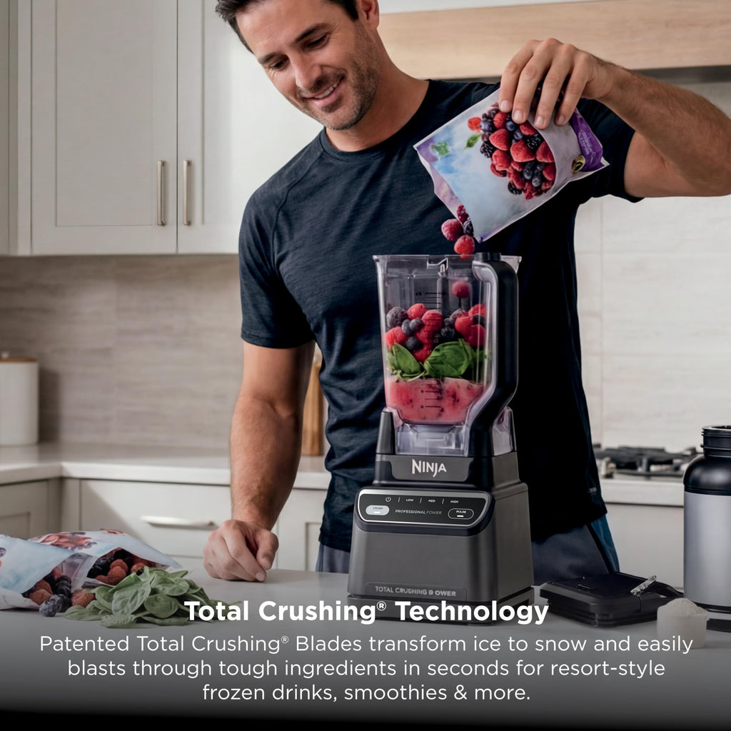 1200 Watt Professional Blender with 72 Ounce Pitcher and Ice Crushing