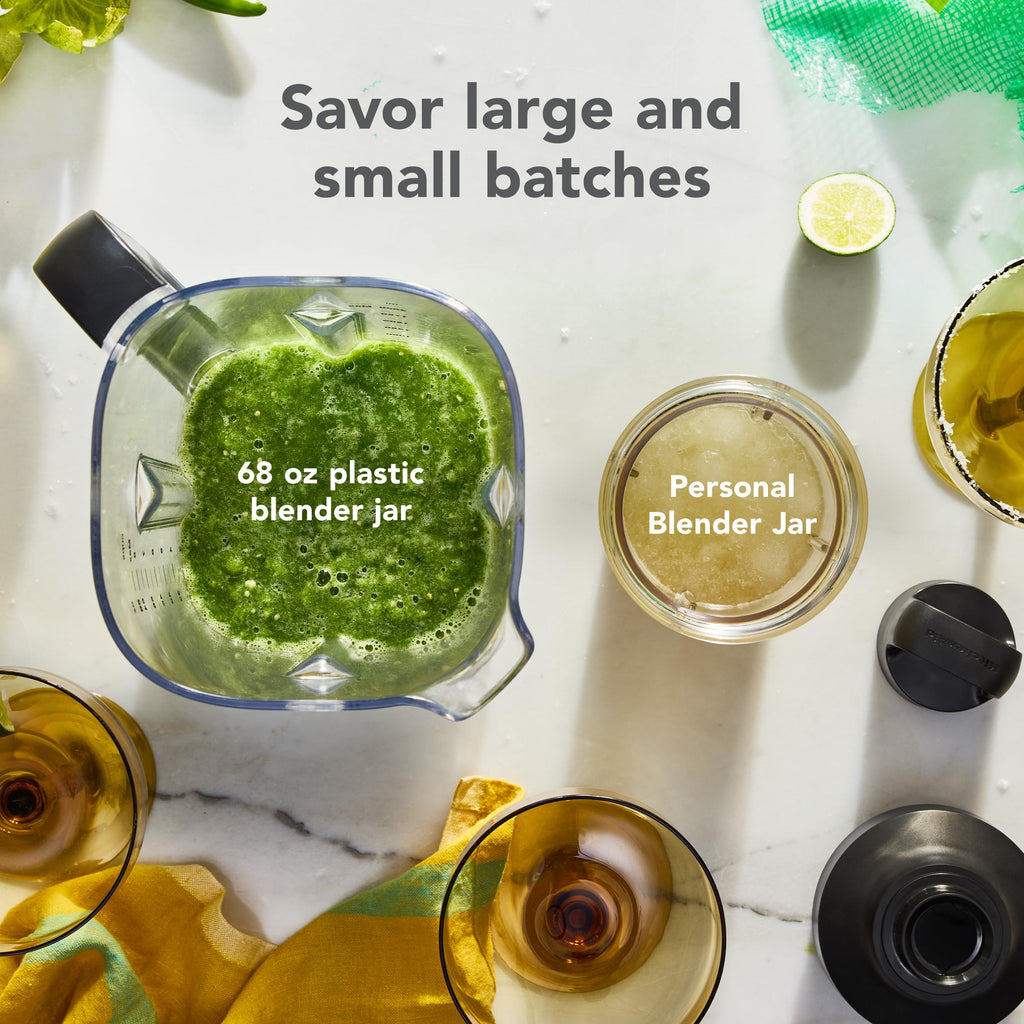Pure Power Blender with Two Personal Blending Jars