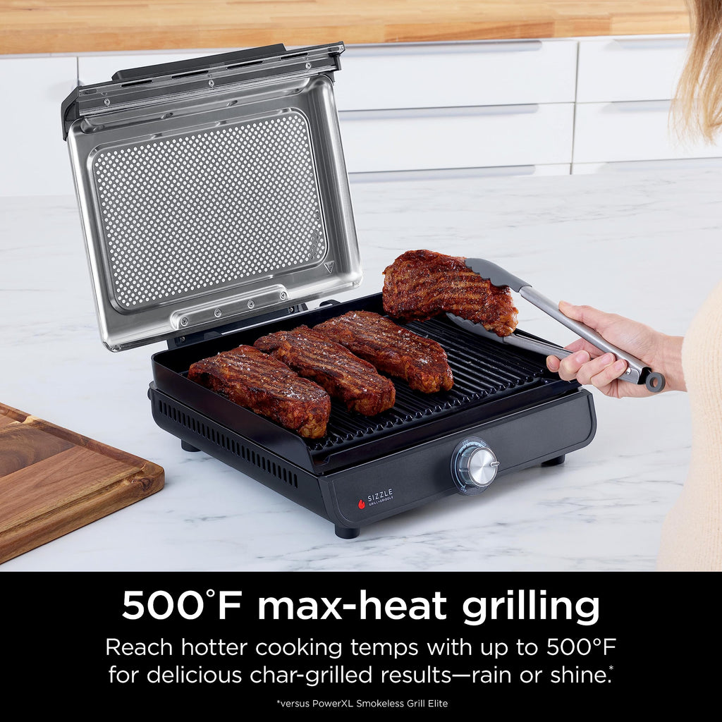 14 Inch Electric Griddle and Indoor Grill with Nonstick Cooking Surface